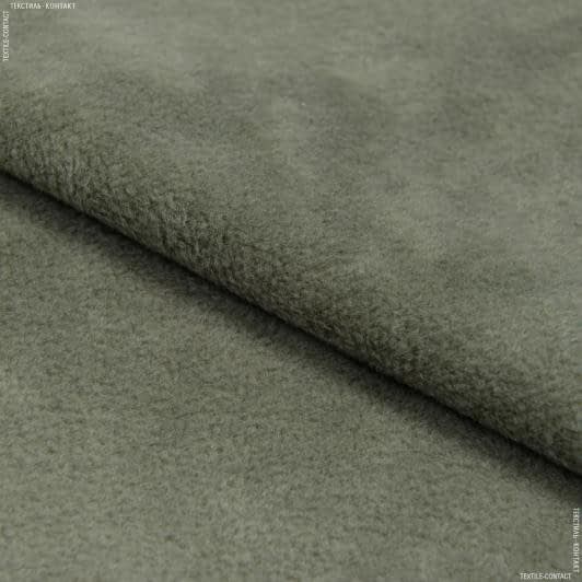 Ткани для одежды - Флис-240 оливковый