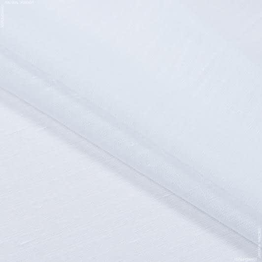 Ткани кисея - Тюль кисея Мистеро-45 штрихи белые с утяжелителем