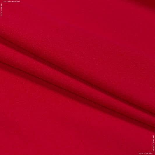 Ткани креп - Костюмный креп Марго красный