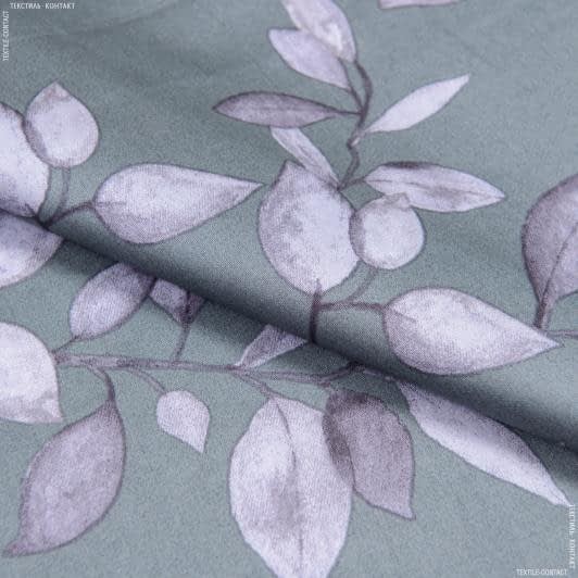 Тканини всі тканини - Сатин набивний MACOSATEEN листя