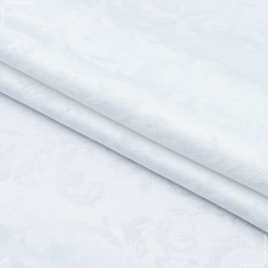 Ткани для столового белья - Скатертная ткань   жаккард   юно  белый