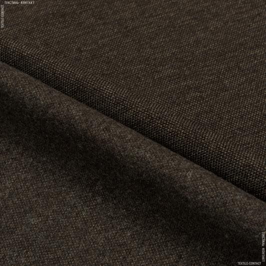 Тканини для декоративних подушок - Декоративна  рогожка кетен/keten коричневий