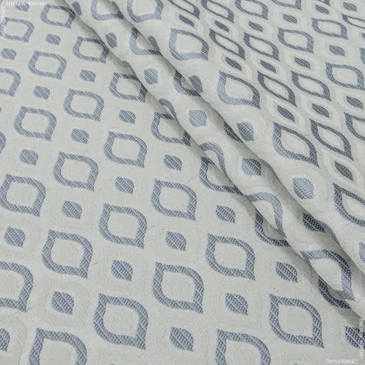 Ткани портьерные ткани - Жаккард Сан-ремо абстракція серый