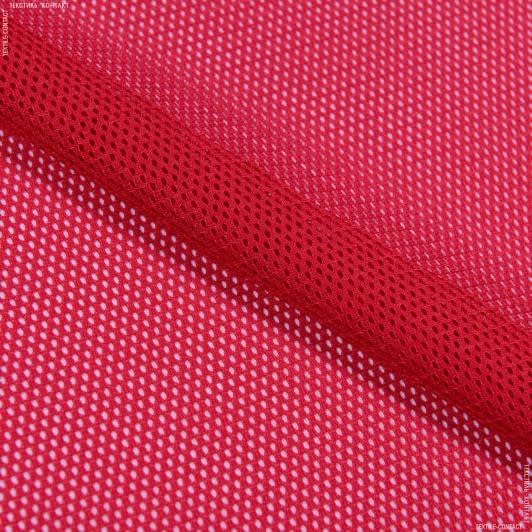 Ткани для спортивной одежды - Сетка трикотажная красная