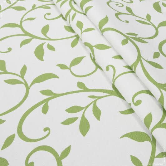 Ткани для римских штор - Декоративная ткань Арена Мария цвет зеленое яблоко