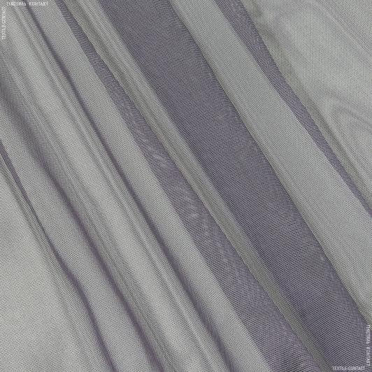Ткани гардинные ткани - Тюль Донер  фиолет с утяжелителем