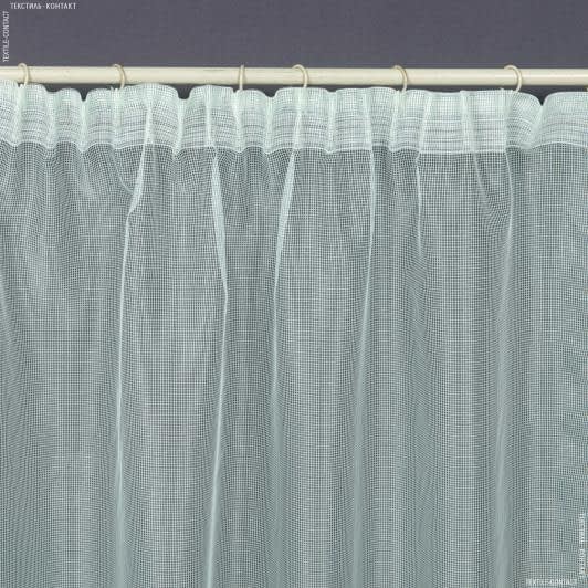 Ткани тюль - Тюль сетка на органзе  лазурь 300/165 см (137305)