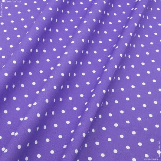 Ткани для платьев - Декоративная ткань Севилла горох фиолет
