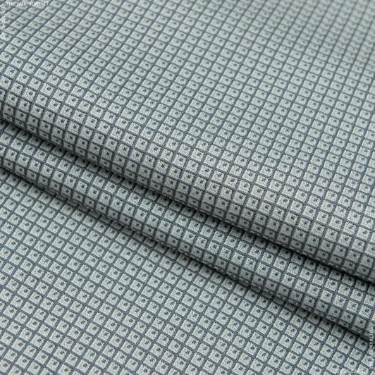 Ткани портьерные ткани - Декоративная ткань Доминик /DOMINIK ромбик серый