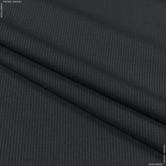 Ткани для пиджаков - Костюмная Ягуар черная
