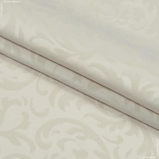 Ткани для карнизов - Скатертная ткань Вилен-2  цвет песок (аналог 122878)