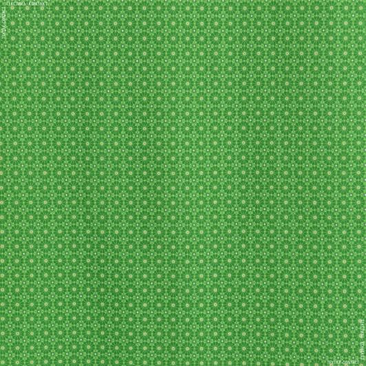 Ткани для детской одежды - Экокоттон джойс зелёный