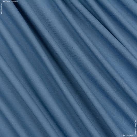 Ткани для спортивной одежды - Футер-стрейч  двухнитка индиго