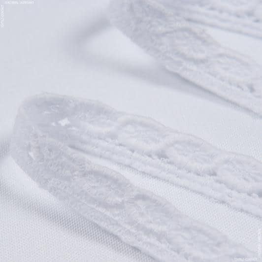 Тканини розпродаж - Вікторіанське мереживо (9.2м у рулоні) білий