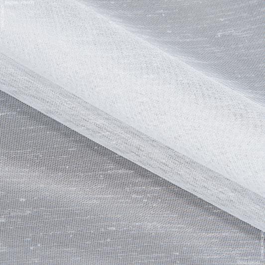 Ткани гардинные ткани - Тюль кисея с утяжелителем  АЛЯСКА /  белый