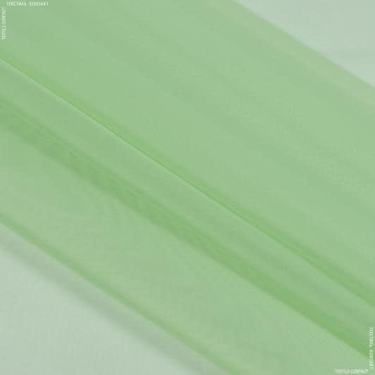 Ткани хлопок смесовой - Тюль вуаль цвет палево зеленый