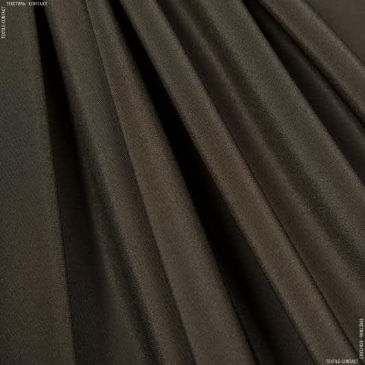 Ткани для платков и бандан - Крепдешин темно-коричневый
