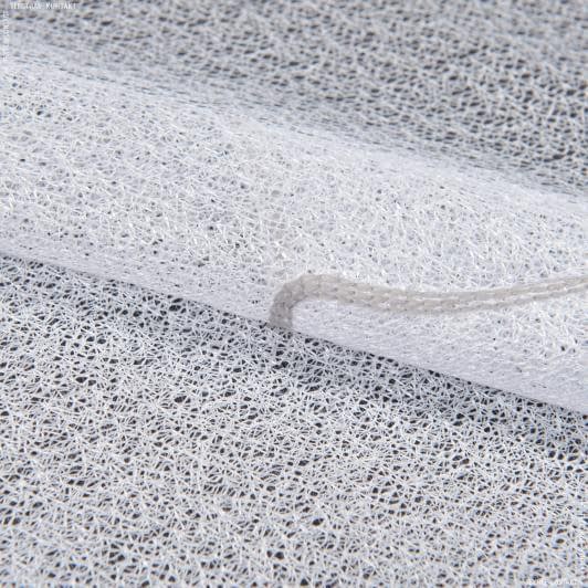 Ткани гардинные ткани - Гардинное полотно БОСТОН паутинка/ белый (фестон)