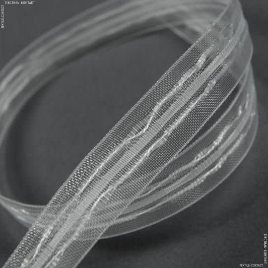 Ткани тесьма - Тесьма шторная  КС 1:2 20мм±0.5мм/100м карандаш прозрачная