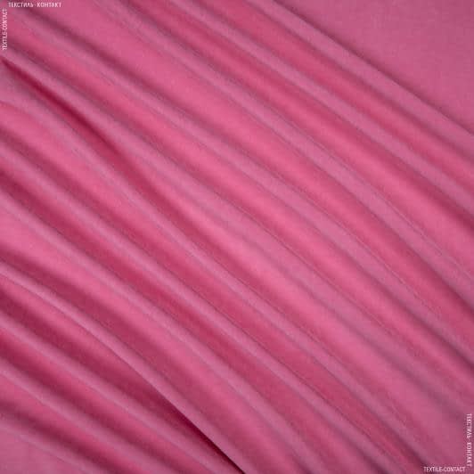 Тканини для сумок - Декор-нубук петек рожевий піон