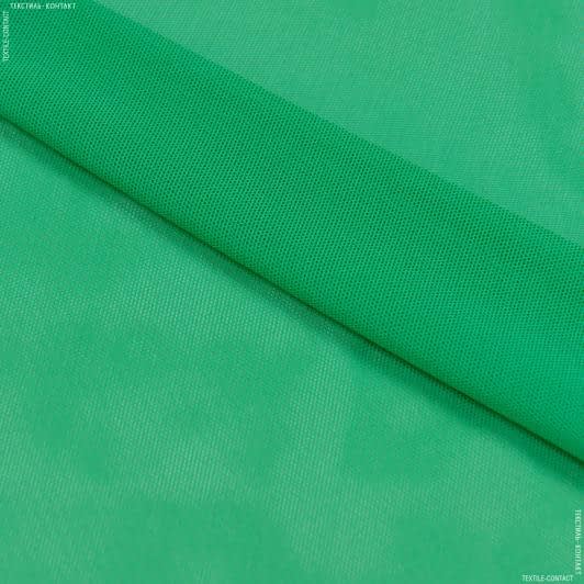 Ткани для платьев - Сетка стрейч зеленая