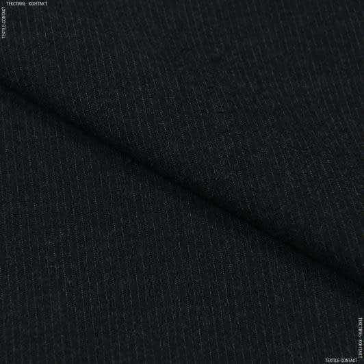 Ткани для пиджаков - Костюмная Carystftep полоса графитовая