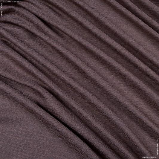 Тканини для портьєр - Рогожка Азорія т.коричнева