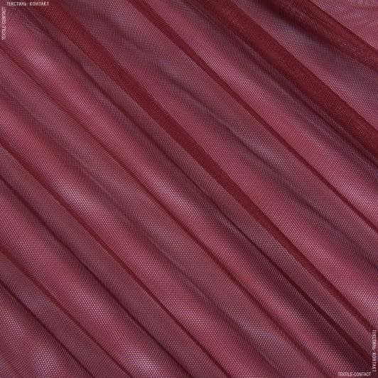 Тканини гардинні тканини - Тюль сітка Грек / GREK   бордо