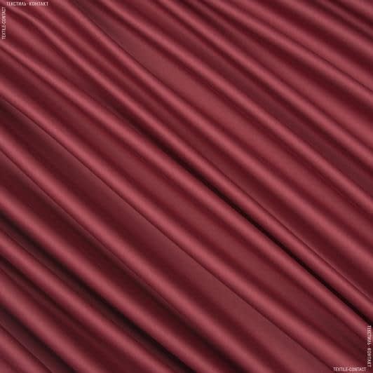 Ткани портьерные ткани - Декоративный сатин Чикаго/CHICAGO бордовый