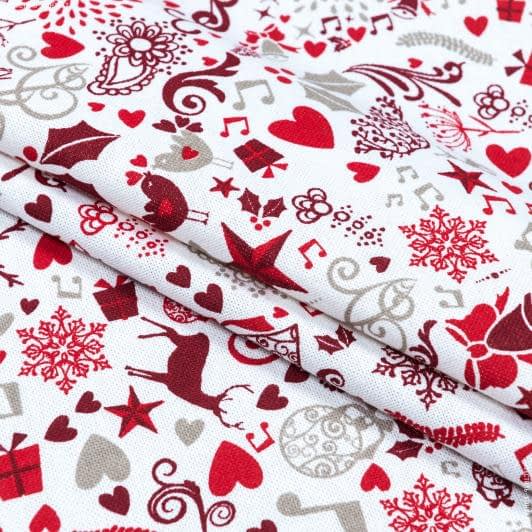 Ткани для декоративных подушек - Декоративная ткань новогодняя /  эспо