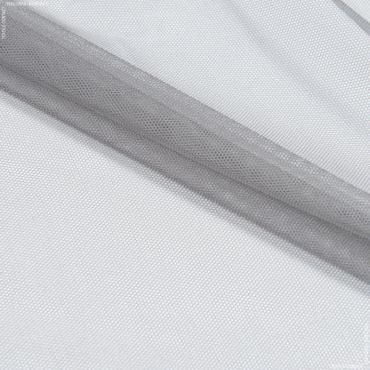 Тканини всі тканини - Тюль сітка Грек  сіра