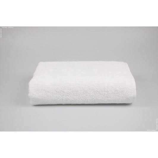 Ткани махровые полотенца - Полотенце махровое белое 50х90