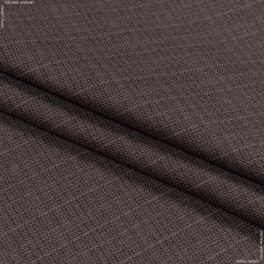 Тканини портьєрні тканини - Декоративна рогожка Зелі / ZELI колір кава лате