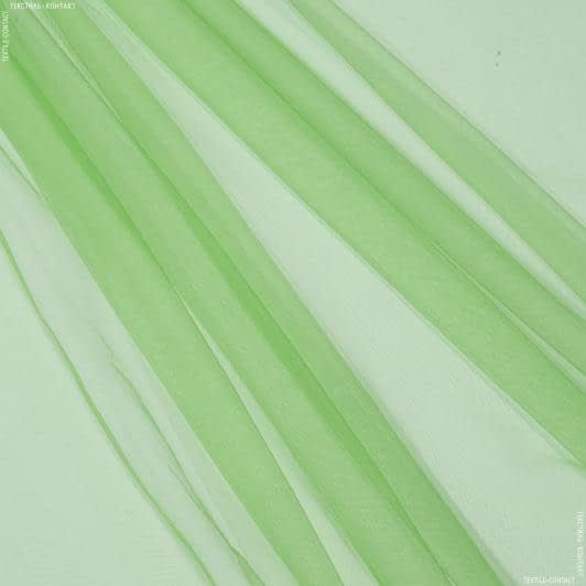 Тканини весільна тканина - Мікросітка Енжел колір зелене яблуко