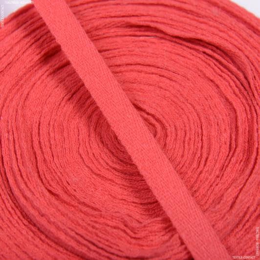 Тканини фурнітура для дома - Декоративна кіперна стрічка червона 10 мм