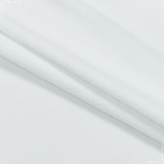 Ткани для декоративных подушек - Микрофлис спорт белый