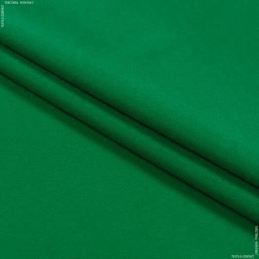 Тканини велюр/оксамит - Трикотаж-липучка зелена