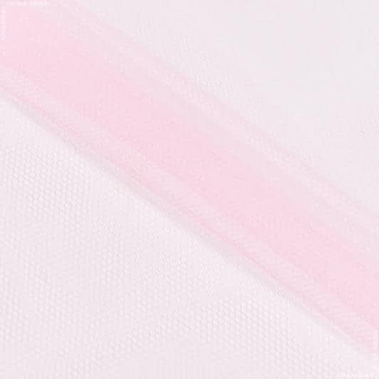 Ткани сетка - Фатин жесткий розовый