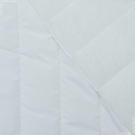 Ткани для пальто - Плащевая фортуна стеганая белый