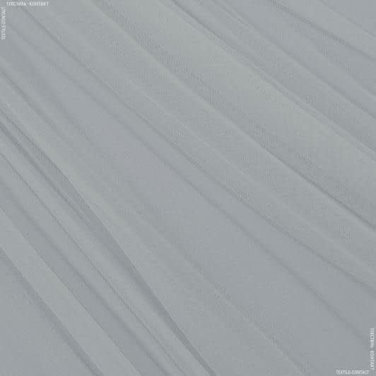 Тканини весільна тканина - Мікросітка Енжел світло сіра