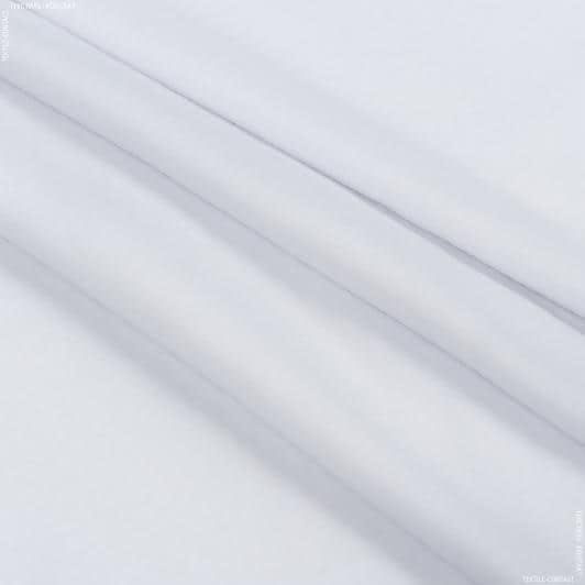 Ткани трикотаж - Футер трехнитка начес белый