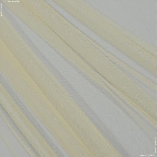 Тканини гардинні тканини - Мікросітка Енжел бежево-золота