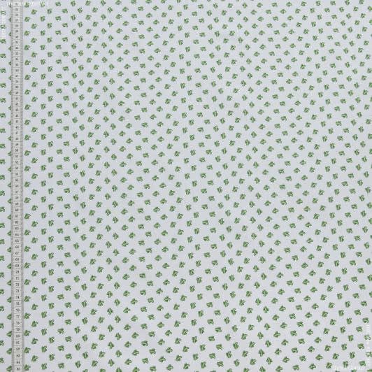 Ткани для детской одежды - Экокоттон кактусы фон белый