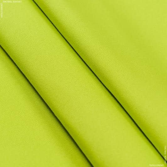 Тканини для штор - Дралон /LISO PLAIN колір салатовий