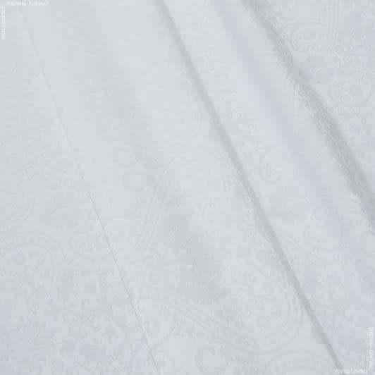 Тканини для штор - Декоративна тканина Юджина біла