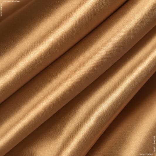 Ткани для костюмов - Атлас плотный коричневый