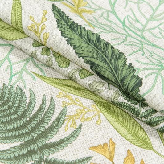 Ткани для покрывал - Декоративная ткань Гербарий/ACQUARELLO листья