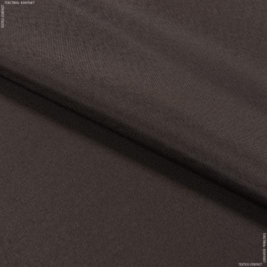 Ткани габардин - Декоративная ткань Мини-мет / MINI-MAT  коричневая