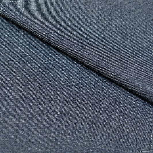 Ткани для платьев - Сорочечная джинс кобальтовая