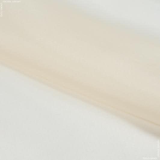 Тканини для суконь - Органза щільна светло-кремовий